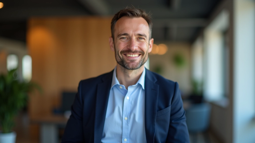 Expert financier senior portrait professionnel dans un bureau moderne